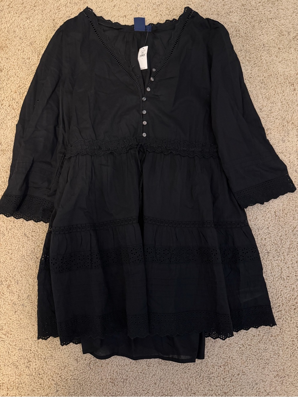 Gap Lace Trim Mini Dress - New with Tags